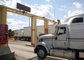 Truck crossing